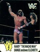 1988 WWF Hostess Wrestlemania IV Stickers #4 Randy 