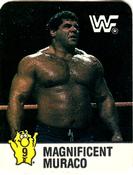 1988 WWF Hostess Wrestlemania IV Stickers #9 Magnificent Muraco Front
