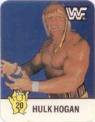 1988 WWF Hostess Wrestlemania IV Stickers #20 Hulk Hogan Front