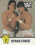 1988 WWF Hostess Wrestlemania IV Stickers #31 Strike Force Front