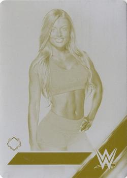 2016 Topps WWE - Printing Plates Yellow #28 Mandy Rose Front