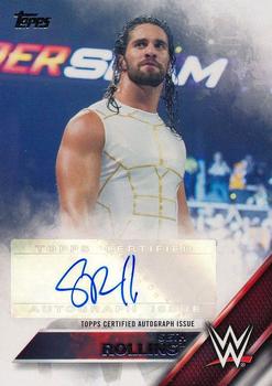 2016 Topps WWE - Autographs #NNO Seth Rollins Front