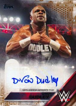 2016 Topps WWE - Autographs Bronze #NNO D-Von Dudley Front