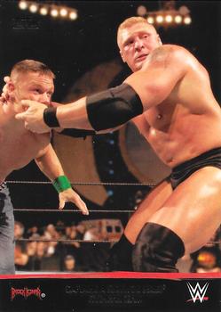 2016 Topps WWE - Brock Lesnar Tribute #17 Brock Lesnar Front