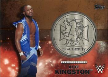 2016 Topps WWE - Perspectives Medallions Bronze #NNO Kofi Kingston Front