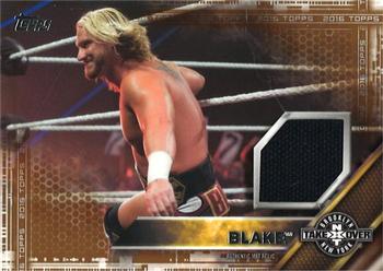 2016 Topps WWE - NXT Takeover: Brooklyn Mat Relics Bronze #NNO Blake Front
