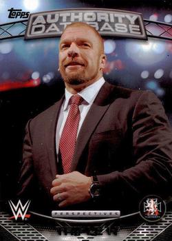 2016 Topps WWE - Authority Database #1A Triple H Front