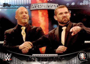 2016 Topps WWE - Authority Database #5A J&J Security Front