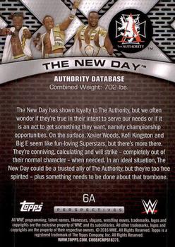 2016 Topps WWE - Authority Database #6A The New Day Back