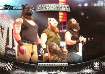 2016 Topps WWE - Authority Database #7A The Wyatt Family Front