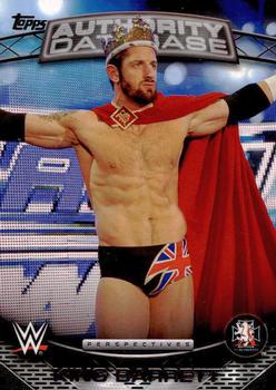 2016 Topps WWE - Authority Database #8A King Barrett Front