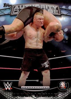 2016 Topps WWE - Authority Database #15A Brock Lesnar Front