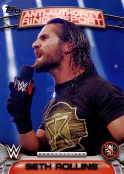 2016 Topps WWE - Anti-Authority Ring Report #3AA Seth Rollins Front