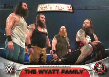 2016 Topps WWE - Anti-Authority Ring Report #7AA The Wyatt Family Front