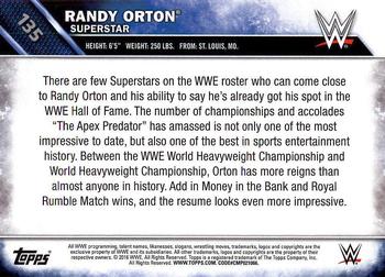 2016 Topps WWE Then Now Forever #135 Randy Orton Back