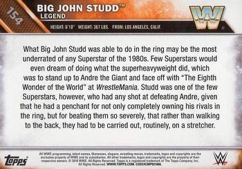 2016 Topps WWE Then Now Forever #154 Big John Studd Back