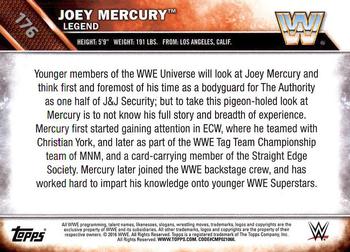 2016 Topps WWE Then Now Forever #176 Joey Mercury Back