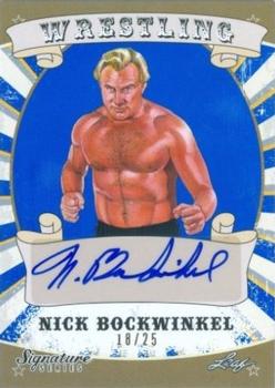 2016 Leaf Signature Series - Blue #58 Nick Bockwinkel Front