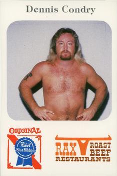 1979 Gulas/Rax Roast Beef Championship Wrestling #NNO Dennis Condrey Front