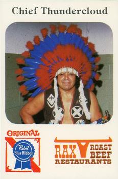 1979 Gulas/Rax Roast Beef Championship Wrestling #NNO Chief Thundercloud Front