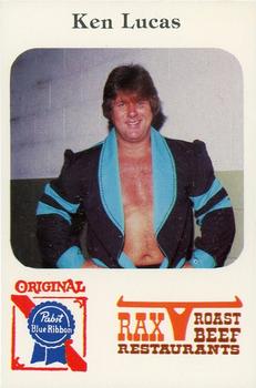 1979 Gulas/Rax Roast Beef Championship Wrestling #NNO Ken Lucas Front