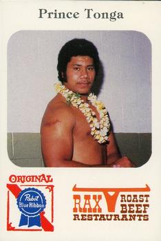 1979 Gulas/Rax Roast Beef Championship Wrestling #NNO Prince Tonga Front