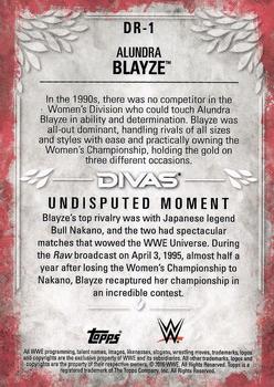 2016 Topps WWE Undisputed - Divas Revolution #DR-1 Alundra Blayze Back