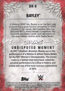 2016 Topps WWE Undisputed - Divas Revolution #DR-9 Bayley Back
