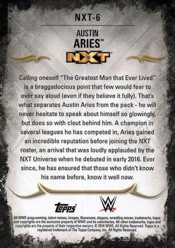 2016 Topps WWE Undisputed - NXT Prospects #NXT-6 Austin Aries Back