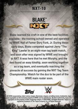 2016 Topps WWE Undisputed - NXT Prospects #NXT-10 Blake Back