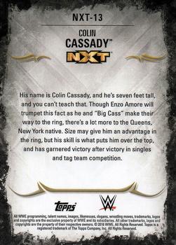 2016 Topps WWE Undisputed - NXT Prospects #NXT-13 Colin Cassady Back