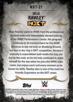2016 Topps WWE Undisputed - NXT Prospects #NXT-21 Mojo Rawley Back