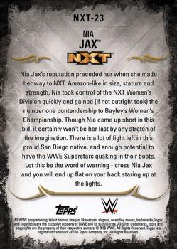 2016 Topps WWE Undisputed - NXT Prospects #NXT-23 Nia Jax Back