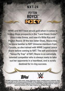 2016 Topps WWE Undisputed - NXT Prospects #NXT-24 Peyton Royce Back