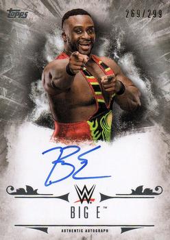 2016 Topps WWE Undisputed - Autographs #UA-BE Big E Front