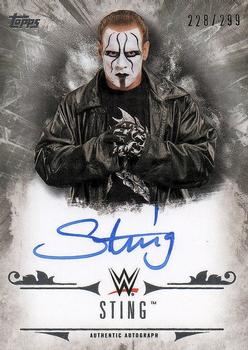 2016 Topps WWE Undisputed - Autographs #UA-ST Sting Front