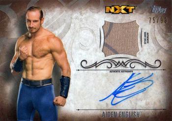 2016 Topps WWE Undisputed - Autographed Relic Bronze #UAR-AE Aiden English Front