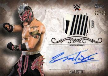 2016 Topps WWE Undisputed - Autographed Relic Bronze #UAR-KA Kalisto Front