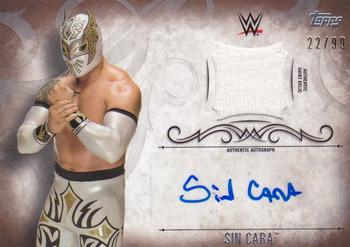 2016 Topps WWE Undisputed - Autographed Relic Bronze #UAR-SC Sin Cara Front