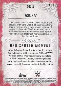 2016 Topps WWE Undisputed - Divas Revolution Silver #DR-8 Asuka Back
