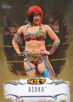 2016 Topps WWE Undisputed - NXT Prospects Gold #NXT-5 Asuka Front
