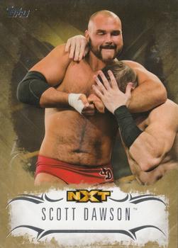 2016 Topps WWE Undisputed - NXT Prospects Gold #NXT-28 Scott Dawson Front