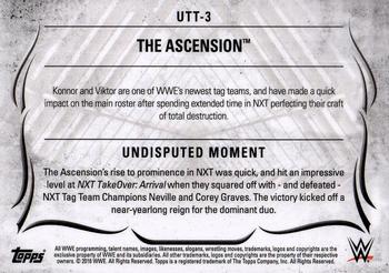 2016 Topps WWE Undisputed - Tag Teams #UTT-3 The Ascension Back