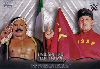 2016 Topps WWE Undisputed - Tag Teams #UTT-12 The Foreign Legion Front