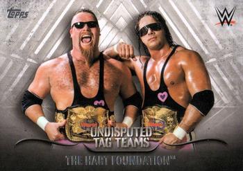 2016 Topps WWE Undisputed - Tag Teams #UTT-16 The Hart Foundation Front
