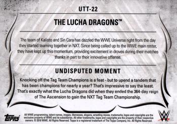 2016 Topps WWE Undisputed - Tag Teams #UTT-22 The Lucha Dragons Back