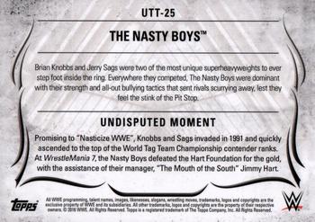 2016 Topps WWE Undisputed - Tag Teams #UTT-25 The Nasty Boys Back