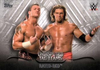 2016 Topps WWE Undisputed - Tag Teams #UTT-29 Rated-RKO Front