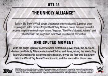 2016 Topps WWE Undisputed - Tag Teams #UTT-36 The Unholy Alliance Back