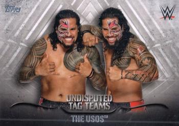 2016 Topps WWE Undisputed - Tag Teams #UTT-38 The Usos Front